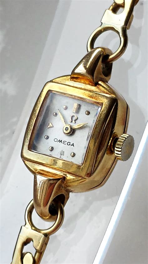 ladies vintage omega gold watch|vintage omega watches 1950s ladies.